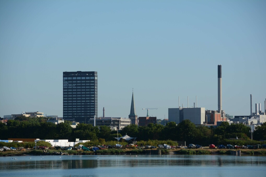 Aarhus by med domkirken i baggrunden